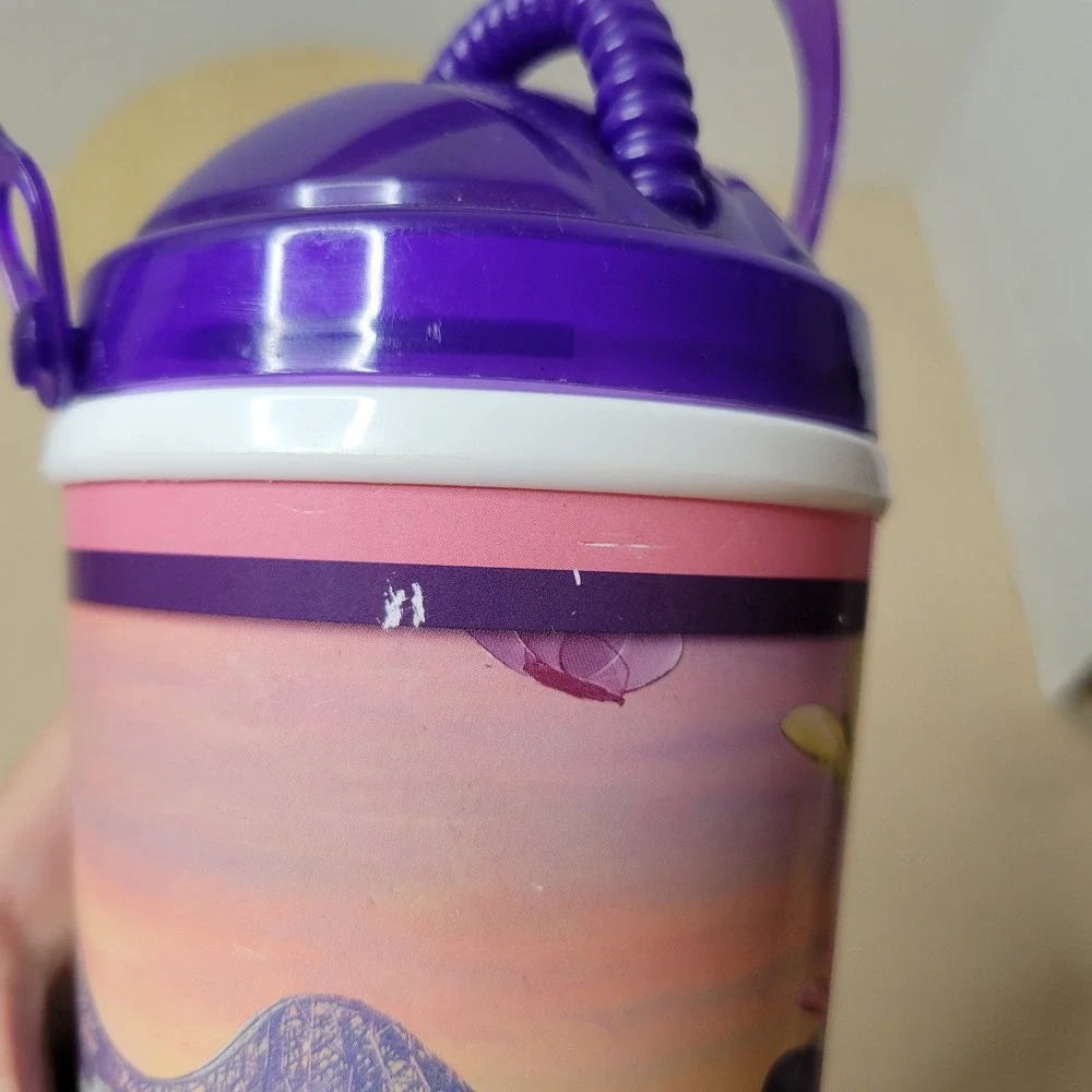 Dollywood The Dolly Parton Experience Souvenir Tumbler Cup with Lid Straw Handle